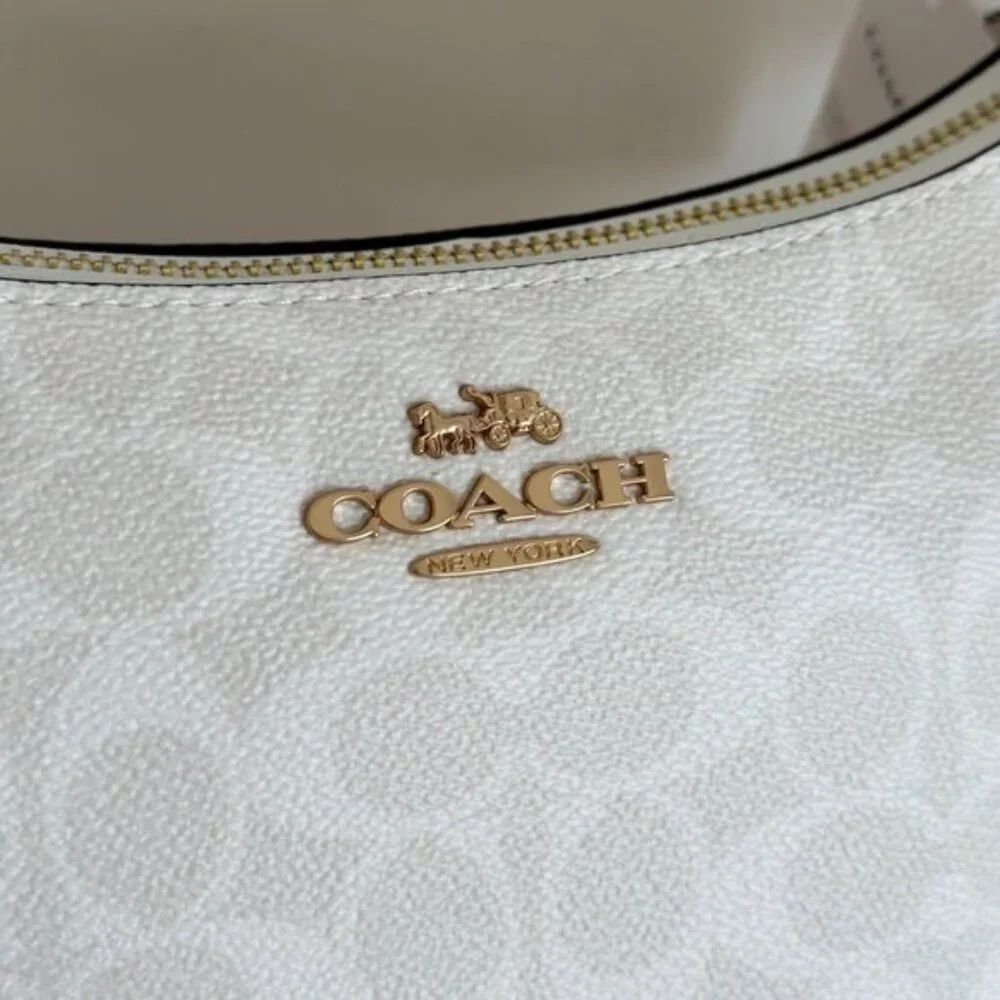 Coach Teri Shoulder Bag In Signature Canvas CA548 - Picture 3 of 9